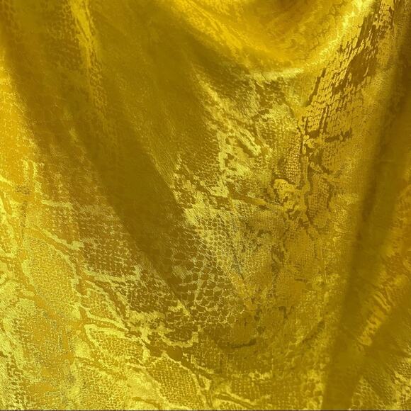 WAYF Snake Print Cowl Neck Satin Camisole Slip Tank Top Edgy Small - Picture 4 of 7